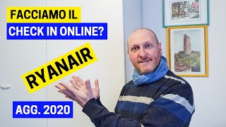 CHECK IN ONLINE RYANAIR COME FARE 2020 [upl. by Nell]