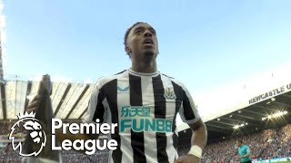 Joe Willock Newcastle United break through v Manchester United  Premier League  NBC Sports [upl. by Boucher]