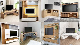 Corner TV unit design 2025 Tv unit for living room 2025 Modern Tv showcase designs Home Decor ideas [upl. by Aiekam977]