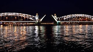 VLOG Raising the bridges SaintPetersburg Развод мостов в СанктПетербурге TIMELAPSE [upl. by Abe172]