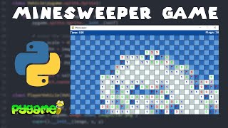 ASMR Programming  Minesweeper in Python and Pygame [upl. by Fast238]