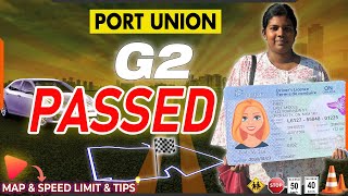 Port Union G2 Road Test Passed  Real Road Test With Instructions Map and Tips [upl. by Artinad]