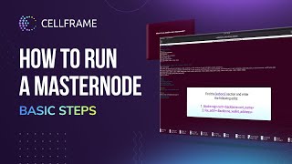 How to run a master node Basic steps [upl. by Raimundo203]