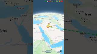 Taipei  Taiwan to Newfoundland  Canada Travel map animation via Dubai UAE [upl. by Eelsel]