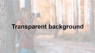 Transparent Background HTML CSS  CSS Opacity [upl. by Weitman]