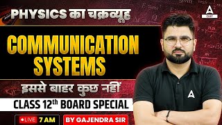 Communication Systems One Shot Revision  Class 12 Physics Chapter 15  By Gajendra Sir [upl. by Caterina799]