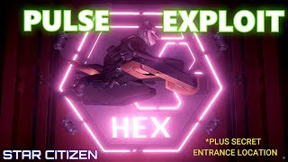 Star Citizen  Exploit Pulse Inside Grim Hex  Plus Secret Entrance [upl. by Dag]