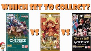 Which One Piece Set to Invest in Collect OP08 or PRB01 or OP09 One Piece TCG News [upl. by Amalle]