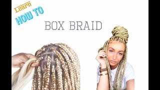 How To Box Braid on Straight Hair  A Beginners Guide [upl. by Neleb229]