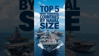 Top 5 most powerful countries by Naval fleet size 🥶 [upl. by Nohsyt]