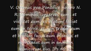 Oratio Pro Summo Pontifice [upl. by Anekam]