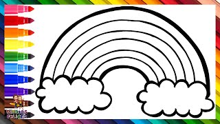 Dibuja y Colorea Un Arcoiris 🌈 Dibujos Para Niños [upl. by Terpstra]