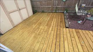 How To Seal A Deck With Thompsons Water Seal [upl. by Skilken430]