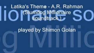 Latikas Theme  AR Rahman played by Shimon Golan [upl. by Ahtera591]