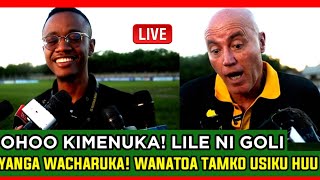 🔴liveBAADA YA GOLI LAO KUKATALIWA YANGA WACHARUKA WANATOA TAMKO ZITO USIKU HUU UMEONA [upl. by Deys]