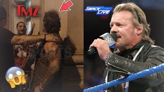 BREAKING TMZ CATCHES CHRIS JERICHO FIGHTING WITH WWE FANS Y2J RESPONDS [upl. by Adnuhsor979]