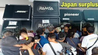 Japan surplus new arrival opening  Roland  Bose  RAMSA  Yamaha  pioneer speakers [upl. by Ellenohs999]