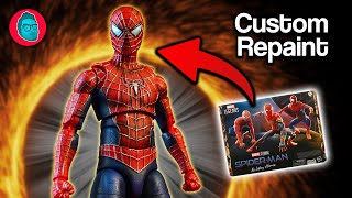 El increíble REPAINT del SpiderMan TOBEY Marvel Legends 🤯 Unboxing amp Proceso [upl. by Naam200]