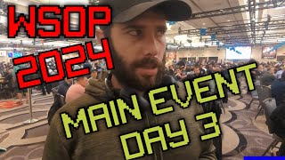 TWO JACKPOTS amp Main Event Day 3 Wsop 2024 [upl. by Gaskins944]