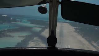 Landing Staniel Cay MYES Bahamas [upl. by Michey]