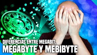 Diferencias entre Mb Megabit MB Megabyte y MiB Mebibyte  Diccionario  La red de Mario [upl. by Esahc]