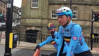 Behind the scenes with the Belgian team on the 2019 Yorkshire World Championships course [upl. by Fronnia]