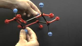 54 Visualizing cyclohexane’s axial and equatorial positions [upl. by Ahsinrats]