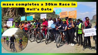 Inside Hells Gate Biking Fest 2024  How Avid Cyclist Philip Mainge Competed in the 30km Race [upl. by Oraneg]