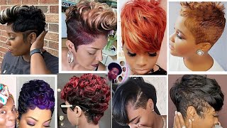 25 Best Short PIXIE HAIRCUT Hairstyles For Black Women 💕 20222023 [upl. by Ruth]