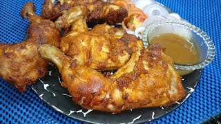 Chicken Fry MDHussain Jama Masjid Style  Famous Recipe  Simple and Crispy [upl. by Mond]