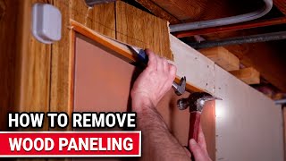 How To Remove Wood Paneling  Ace Hardware [upl. by Sillig]