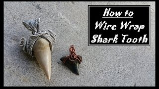 How to Wire Wrap Shark Teeth [upl. by Pearle726]