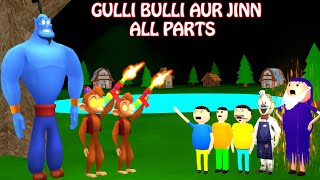 Gulli Bulli Aur Jinn All Parts  Cartoon  Horror Story  Gulli Bulli  Bhoot Video  Shawn [upl. by Annaerdna]