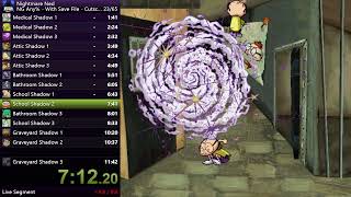 WR Nightmare Ned SPEEDRUN  Any With Save File amp Cutscene Skips  11 Minutes amp 33 Seconds [upl. by Olethea498]