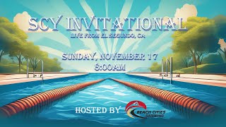 Beach Cities Swimming Introduces  SCY Invitational November 17 2024  800am [upl. by Yrelav]