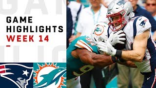 Patriots vs Dolphins Week 14 Highlights  NFL 2018 [upl. by Varion]