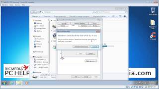 Perform a Disk Check on Windows 7 [upl. by Ettelegna]