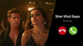 Sher Khul Gaye Ringtone Download  Fighter 2023  Download link 👇 [upl. by Haida405]