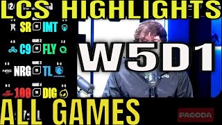 LCS Highlights Week 5 Day 1 ALL GAMES  LCS Spring 2024 W5D1 [upl. by Elish]