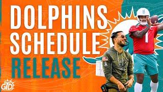 Miami Dolphins 2024 Schedule Release Breakdown amp Analysis [upl. by Amhser]