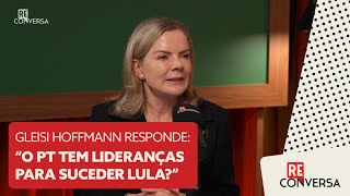 Gleisi Hoffmann responde quotO PT tem lideranças para suceder Lulaquot [upl. by Nisaj]