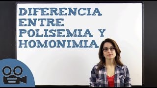 Diferencia entre polisemia y homonímia [upl. by Pike315]