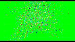 Green screen Confetti [upl. by Tubb256]