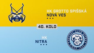 40kolo HK GROTTO Spišská Nová Ves  HK Nitra HIGHLIGHTS [upl. by Moyra57]