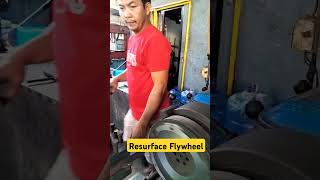 MULTICAB Resurface Flywheel💥trending mechanic viralvideo fypシ゚viral [upl. by Aigil]