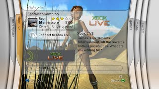 Tomb Raider Anniversary Lara Croft Theme  Xbox 360 Blades Dashboard 2007 [upl. by Fowle]