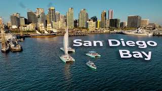 WELCOME TO DOWNTOWN SAN DIEGO BAY ⛵️ [upl. by Kinom]