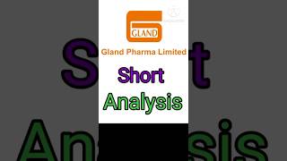 Gland Pharma Short Analysis  Gland Pharma Latest News glandpharma trading stockmarket [upl. by Hgielram]