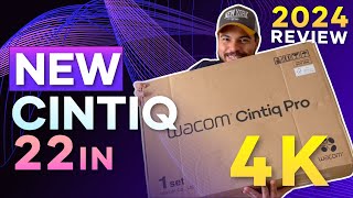 New CINTIQ 22 4k 2024 Is That Really Good Unboxing  Review as Artist [upl. by Noek475]