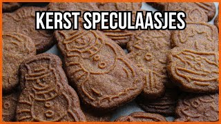 Kerst Speculaasjes  Traditioneel Koekjes Recept  How To Make  dekeukenvanjordi [upl. by Yrome]